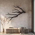 Sculptural Tree Branch Wood Wall Art, Handcrafted Rustic Driftwood Wall Hanging Decor for Home, Model