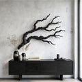 Nature Inspired Branch Wall Art, Handcrafted Organic Wood Tree Limb Sculptural Wall Decor for Living Room, Model