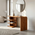 Modern Dressing Table With Integrated Side Storage For Bedroom SINLSABDT091
