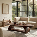 Contemporary Coffee Table With Artistic Sculptural Form For Living Room
