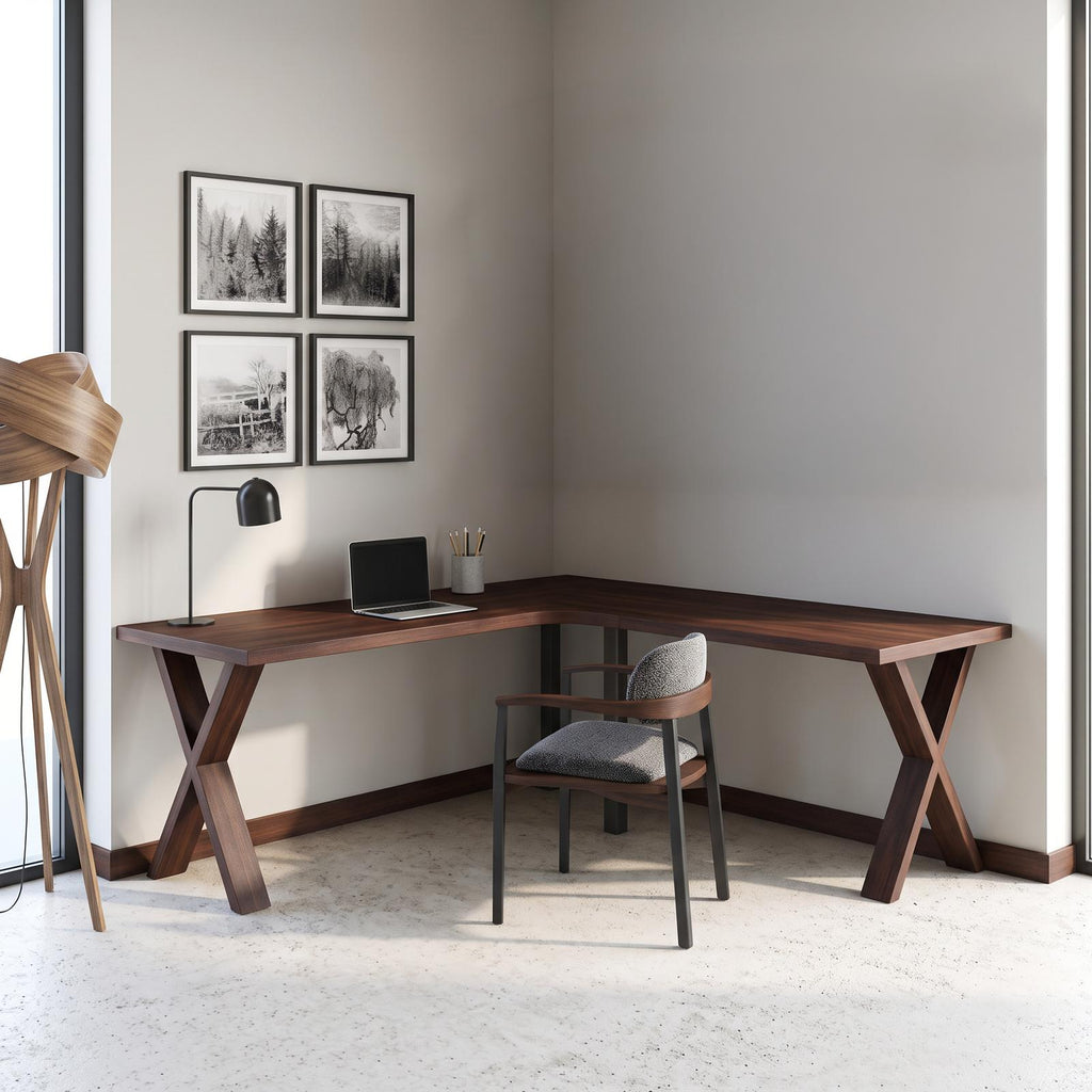 Midcentury Corner Desk Home Office