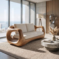Modern Curved Frame Sofa For Living Room And Lounge Area