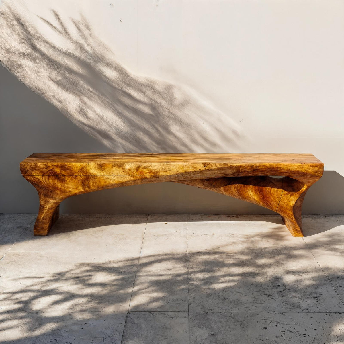 Spry Interior Minimalist Rustic Solid Wood Bench, Live Edge Slab Seating, Handcrafted Entryway or Hallway Dining Bench, SINLKIRS096