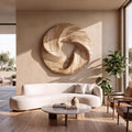 Modern Geometric Wall Sculpture For Living Room And Foyer