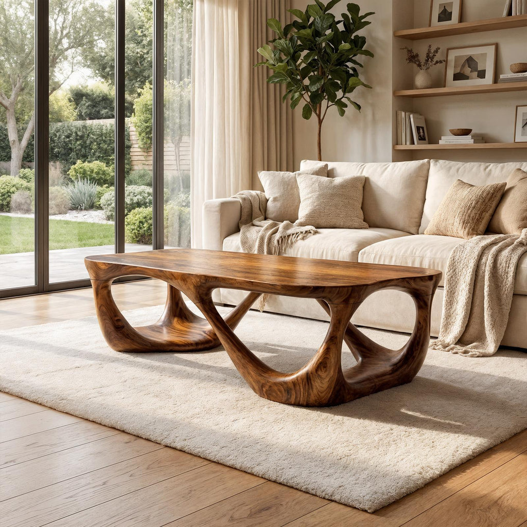 Mid Century Coffee Table Accent Living Room