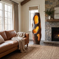 Sculptural Floor Lamp, Natural Driftwood Form Tall Standing Light for Living Room & Bedroom