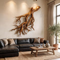 Rustic Tree Root Wall Art Living Room And Lounge