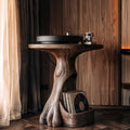 Modern Sculptural Tree Record Player Stand Vinyl Living Room