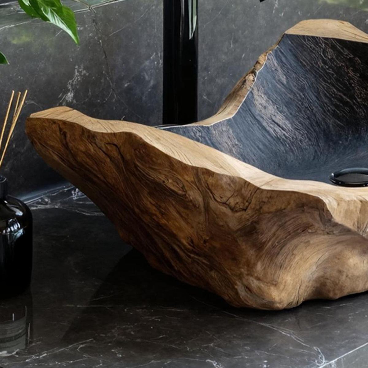 Handcrafted Wood Wash Basin For Unique Bathroom