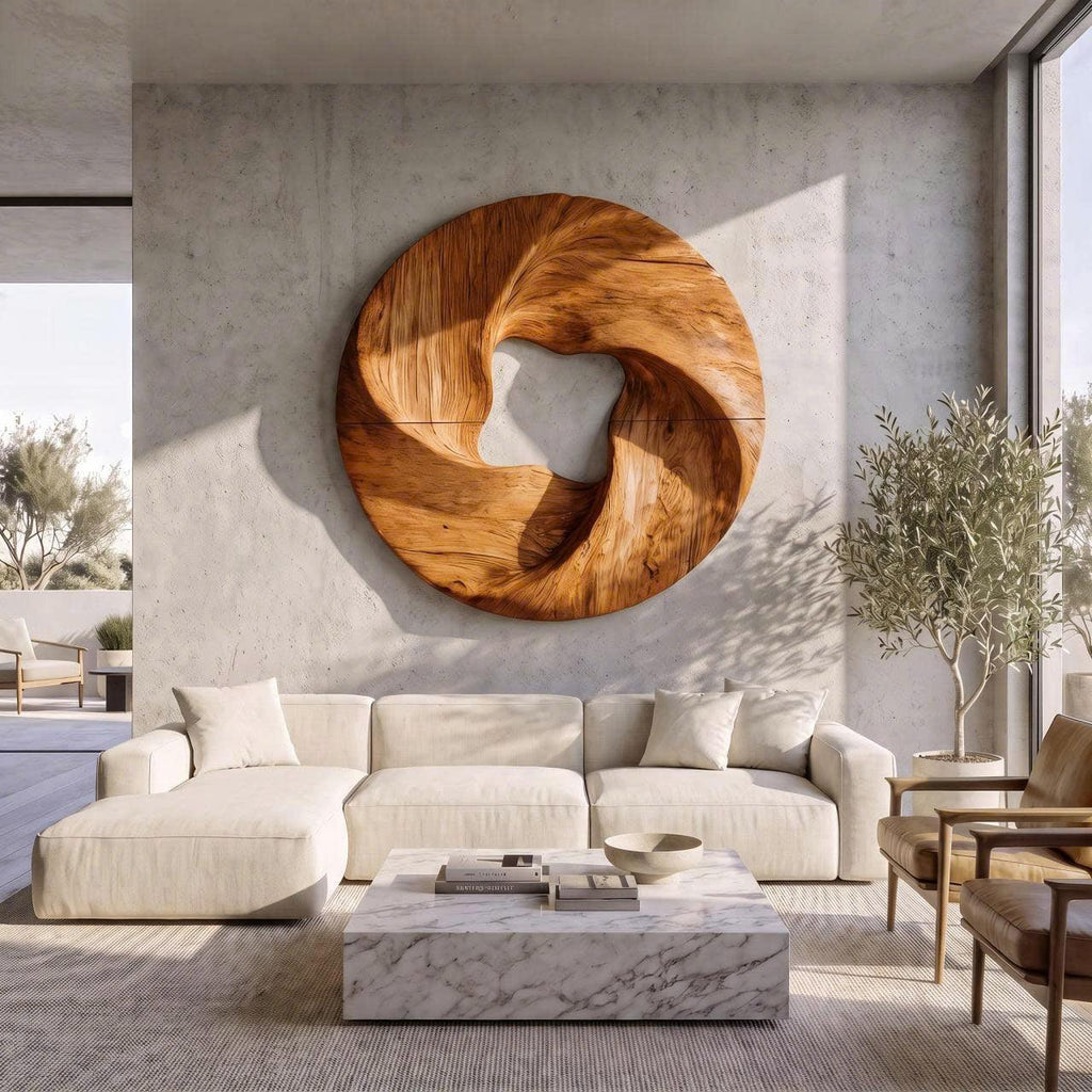 Modern Geometric Wall Sculpture For Living Room And Foyer