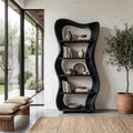Sculptural Tree Shelf, Organic Solid Wood Bookcase and Display Rack for Living Room & Reading Corner