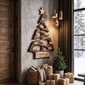 Organic Family Tree Wall Art With Custom Family Name Sign For Living Room And Foyer