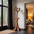 Modern Sculptural Tree Coat Rack Freestanding Design For Entryway Hallway