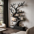 Sculptural Tree Bookshelf Handcrafted Tree Branch Design For Home Office