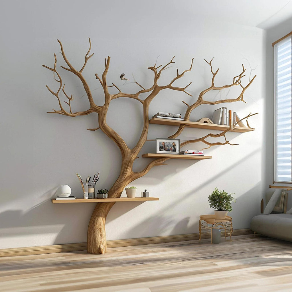 Tree Branches Wall Bookshelf Decorations