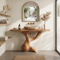 Handcrafted Solid Vanity For Timeless Bathroom Use SILDTTNBRV003