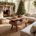 Rustic Xmas Live Edge Coffee Table Mountain Lodge