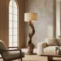 Modern Wooden Standing Floor Lamp For Bedroom And Living Room