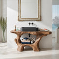 Farmhouse Solid Wood Vanity For Rustic Bathroom