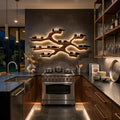 Modern Wine Rack Wall Display For Kitchen And Dining Area