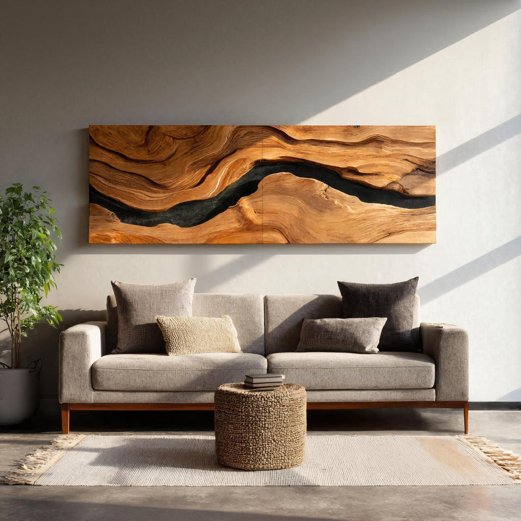 Modern Statement Wall Sculpture For Living Room