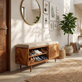 Modern Shoe Storage Cabinet For Condo Entryway Hallway Placement