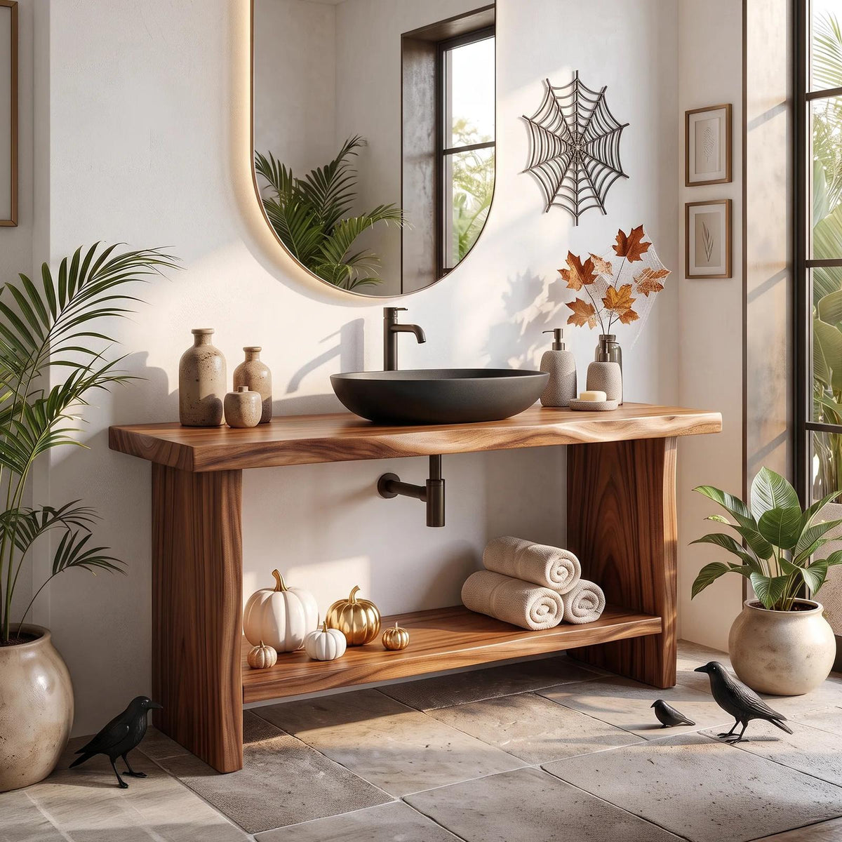 Rustic Halloween Bathroom Vanity Luxury Bathroom