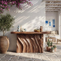 Contemporary Live Form Hall Table For Penthouse Interior Space