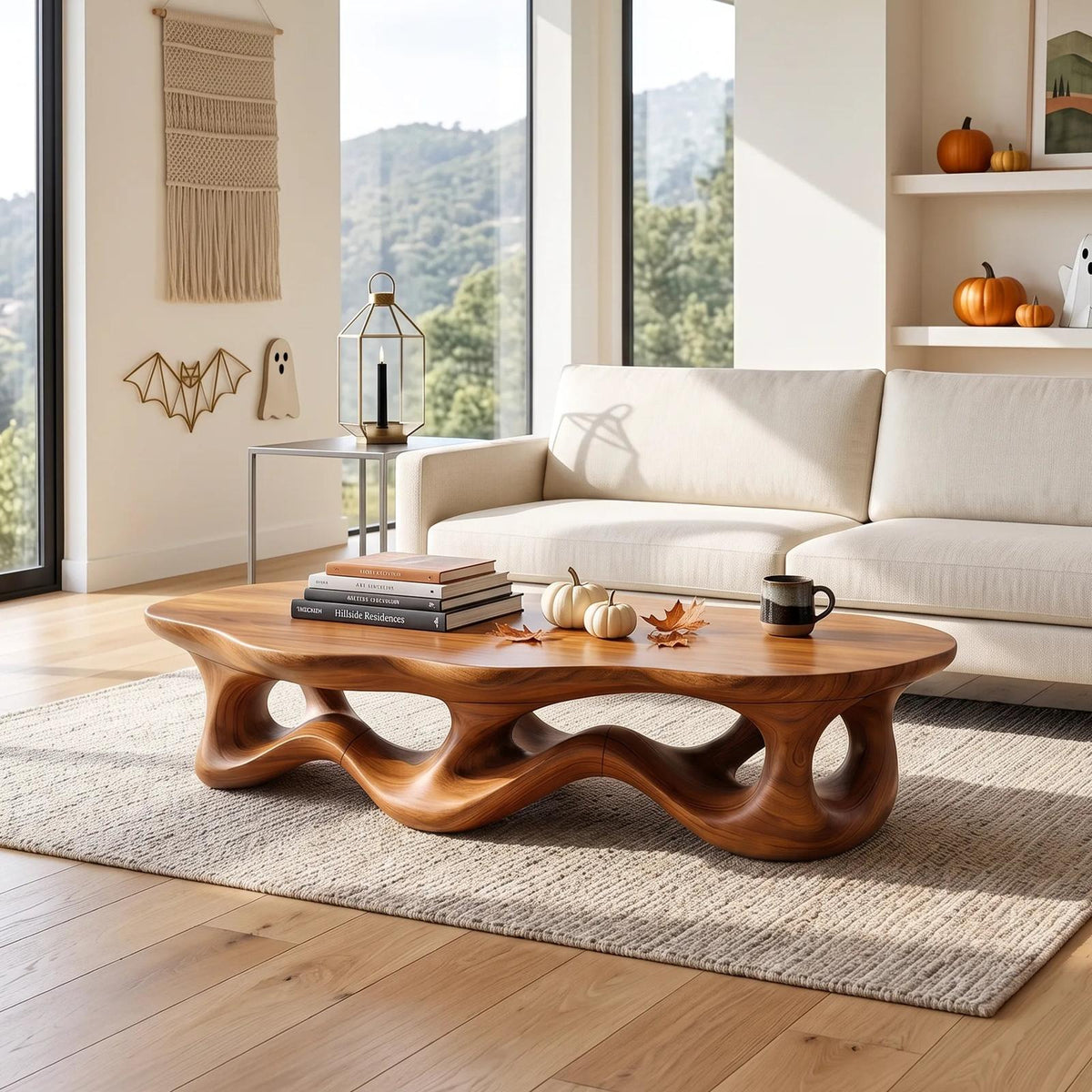 Modern Halloween Interlocking Coffee Table For Living Area SILDTTNCF067