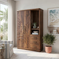 Modern Artistic Form Armoire For Open Lounge Bedroom SILDTTNWDE005