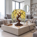 Modern Sculptural Bonsai Tree Table Lamp For Living Room