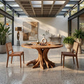 Handcrafted Wood Dining Table For Kitchen Interior