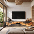 Farmhouse TV Console For Living Room Furniture Decor
