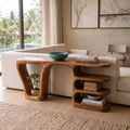 Minimalist Layered Console Table For Living Room