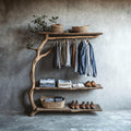 Tree Branch Rack Wall Coat Rack With Shelf Wall Mount