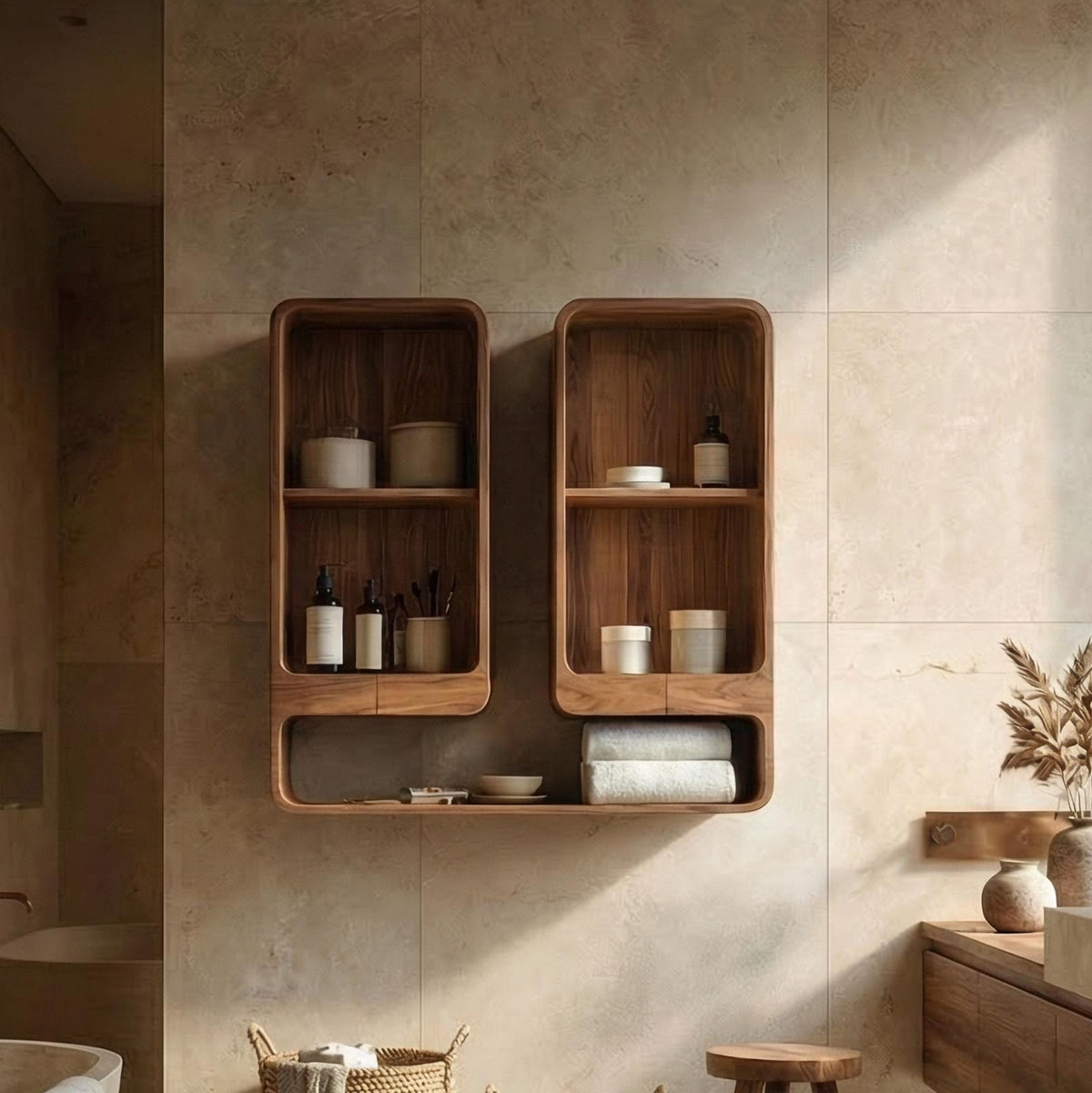 Sculptural Bathroom Cabinet Unique Design For Bathroom