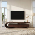 Contemporary Wave TV Console For Living Room