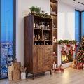 Mid Century Home Bar Cabinet Christmas Living Room