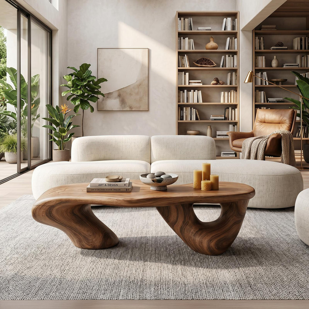 Handcrafted Low Table For Functional Room Setup SILDTTRCF015
