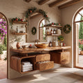 Handcrafted Organic Modern Christmas Vanity Beach Retreat