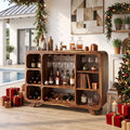 Organic Modern Christmas Wine Cabinet Poolside Living Room