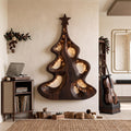 Modern Christmas Wall Decor With Artistic Hollow Tree Form For Entryway