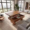 Contemporary Storage Lift Top Coffee Table City Apartment