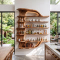 Handcrafted Wooden Spice Organizer For Modern Kitchen
