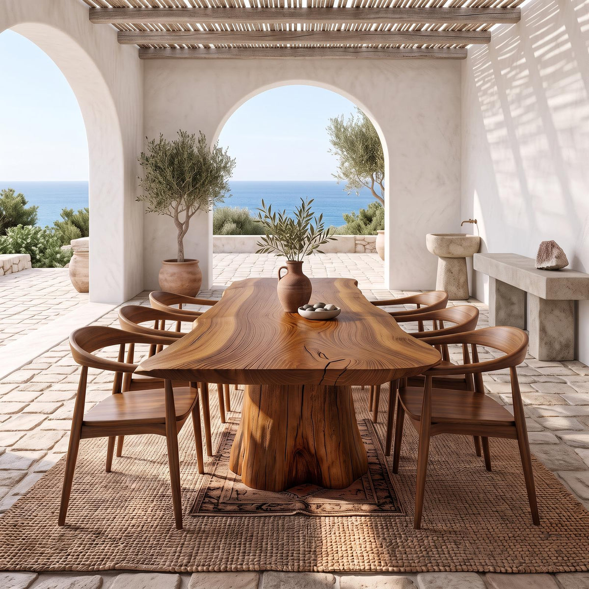 Rustic Dining Table For Dining Room Or Family Space