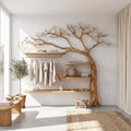 Mid Century Tree Coat Rack Living Room