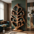 Organic Storage Bookshelf For Comfortable Reading Space