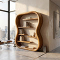 Contemporary Organic Bookshelf With Curved Frame SILDTTRBS031