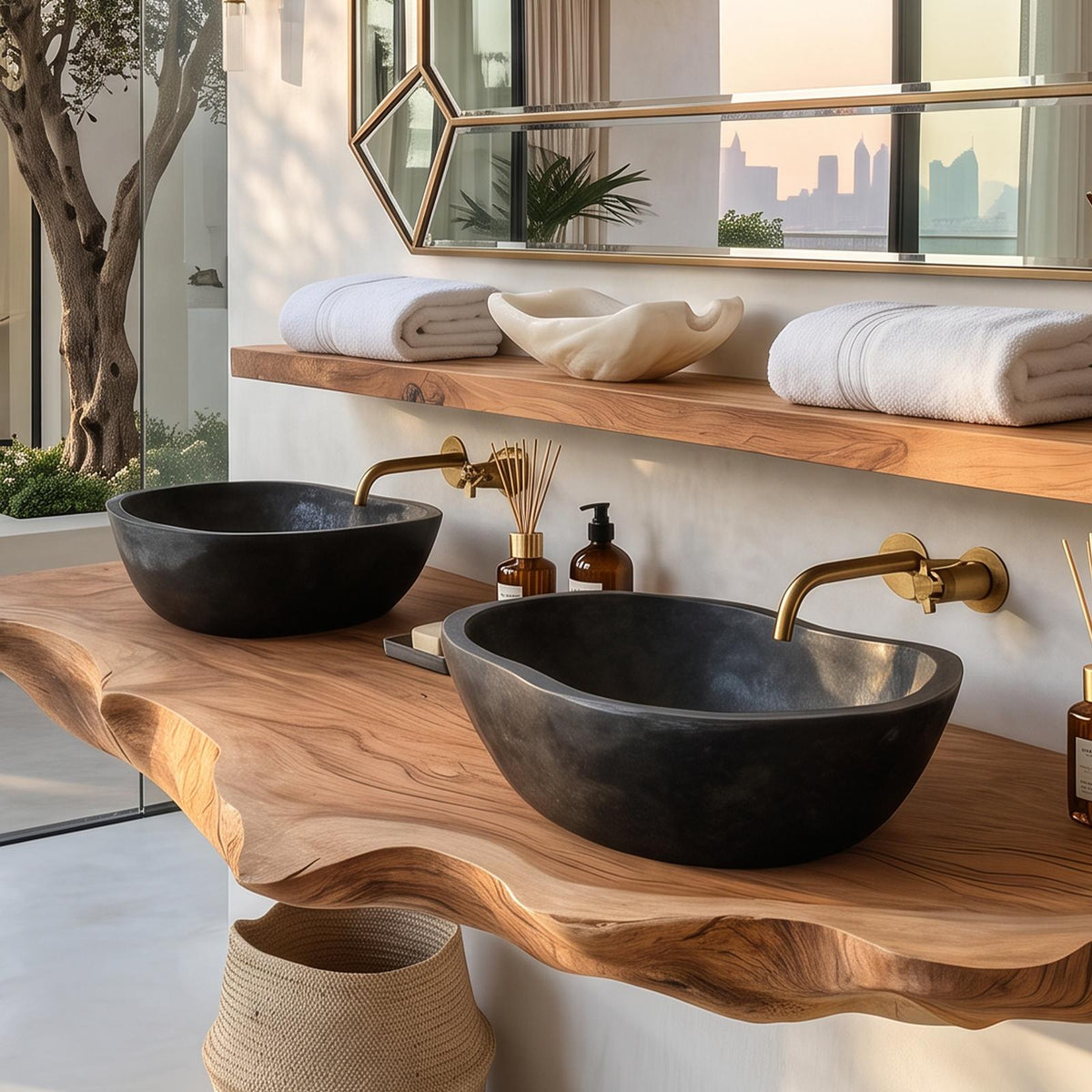 Wooden Vessel Sink Handcrafted For Bathroom Renovation
