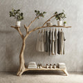Tree Branch Shoe Rack For Closet Coat Rack With Shelf Rack For Shoe